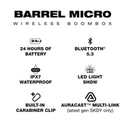 Barrel Micro- Black XT