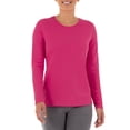 thumbnail image 2 of Athletic Works Women's Core Active Long Sleeve T-Shirt, 2-Pack, 2 of 12
