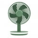 thumbnail image 2 of Ventilador de escritorio recargable con luz nocturna, ventilador de escritorio de 6 pulgadas para estudios compactos Verde, 2 of 9