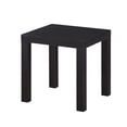 thumbnail image 3 of Kings Brand Furniture Zayne Modern Square Wood Parsons Side End Table for Bedside Use, Nightstand, Bedroom, Living Room, or Office (Black), 3 of 6
