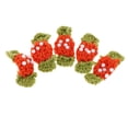 thumbnail image 2 of Apliques de flores de de 5 piezas, manualidades de de álbum de recortes de adorno naranja, 2 of 7