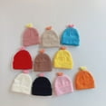 thumbnail image 2 of Dsseng Autumn Winter Baby Hat With Ear Warm Knitted Kids Girl Boy Beanie Cap Solid Color Crochet Children Toddler Kid Bonnet Hat, 2 of 5