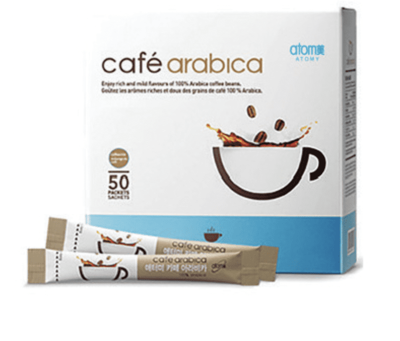 Atomy 50 Sticks Cafe Arabica Instant coffee mix Arabica Coffee Natural