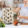 thumbnail image 3 of HELLHERO Coffee Maker Protection Polyester Kitchen Blender Dust Covers Cat Spider Web Pattern Multifunctional Kitchen Blender Dust Cover for Kitchen Counter, 3 of 6