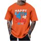 thumbnail image 2 of Tops para hombre, blusas y camisas de cuello redondo y manga corta para hombre, tops casuales de cuello redondo y manga corta con estampados especiales para hombre., 2 of 5