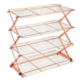 thumbnail image 2 of veasfak Cooling Rack Baking Easy Clean Folding Wire Rack for Cupcakes Picnic Outdoor 4 Tier, 2 of 9