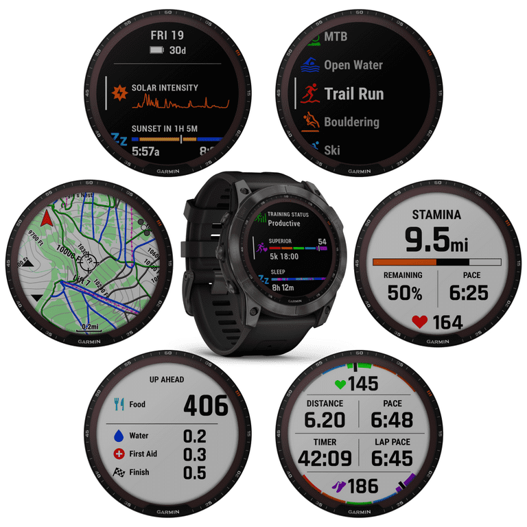 fenix 7X Sapphire Solar Multisport GPS Watch