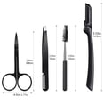 thumbnail image 3 of 4PCS Eyebrow Kit Stainless Steel Eyebrow Trimming Kit Eyebrow Grooming Kit, 3 of 10
