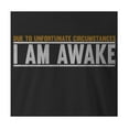thumbnail image 3 of 9 Crowns Tees Unfortunately Awake Funny Graphic Tee Shirt (Awake 2 Unisex Black, Large), 3 of 3