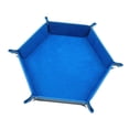 thumbnail image 1 of Bandeja de dados plegable Soporte de caja de almacenamiento multifuncional Dados hexagonales portátiles Baoblaze bandeja de dados, 1 of 8