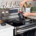 thumbnail image 5 of AuldHome Design Enamelware Grease Container w/ Strainer (Black), Farmhouse Style Kitchen StorageTin, Labeled “Grease”, 5 of 10