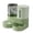 B, variant on 2 Pack Automatic Cat Feeder and Water Dispenser Set, Gravity Food Feeder and Waterer with Pet Bowl for Small Medium Kitten Puppy Pets, Large Capacity Indoor Outdoor Use