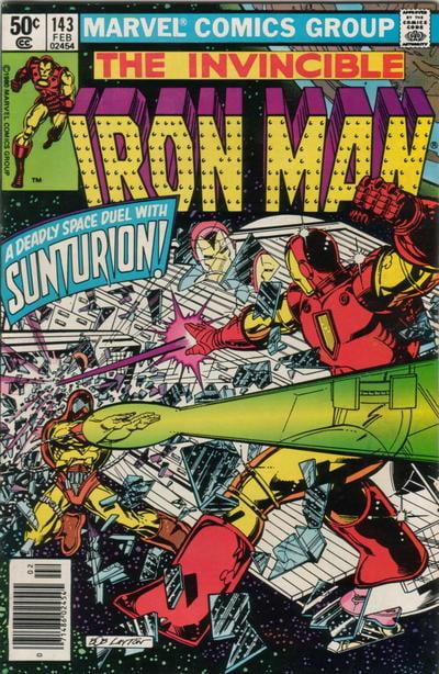 Iron Man (1st Series) #143 (Newsstand) VF ; Marvel Comic Book