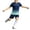 Blue, variant on Gunia Boys Athletic Shorts Set Quick Dry Short Sleeve Football Competition Training Team Sports Active Boy Clothes Set Summer Kids Outfit 8-18 Years