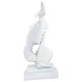 thumbnail image 3 of Adam & Friends Home Decor Silence Is Golden Sculpture | 1-Piece | White, 3 of 6