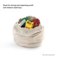 thumbnail image 4 of Bolsa de almacenamiento de juguetes Stokke MuTable, bolsa de algodón neutra, 4 of 5