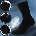 thumbnail image 3 of 5 Pairs Wool Socks Thick Thermal Hiking Winter Warm Boot Heavy Soft Cozy Socks for Cold Weather, 3 of 5