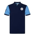thumbnail image 1 of Manchester City FC Mens Contrast Sleeves Polo Shirt, 1 of 7