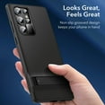 thumbnail image 5 of ESR Metal Kickstand Case Compatible with Samsung Galaxy S22 (6.2-Inch) (2022) [Reinforced Drop Protection] [Portrait and Landscape Stand], BLACK, 5 of 8