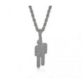 thumbnail image 3 of Billie Eilish Women Necklaces Silver Pendant,charms, 3 of 4