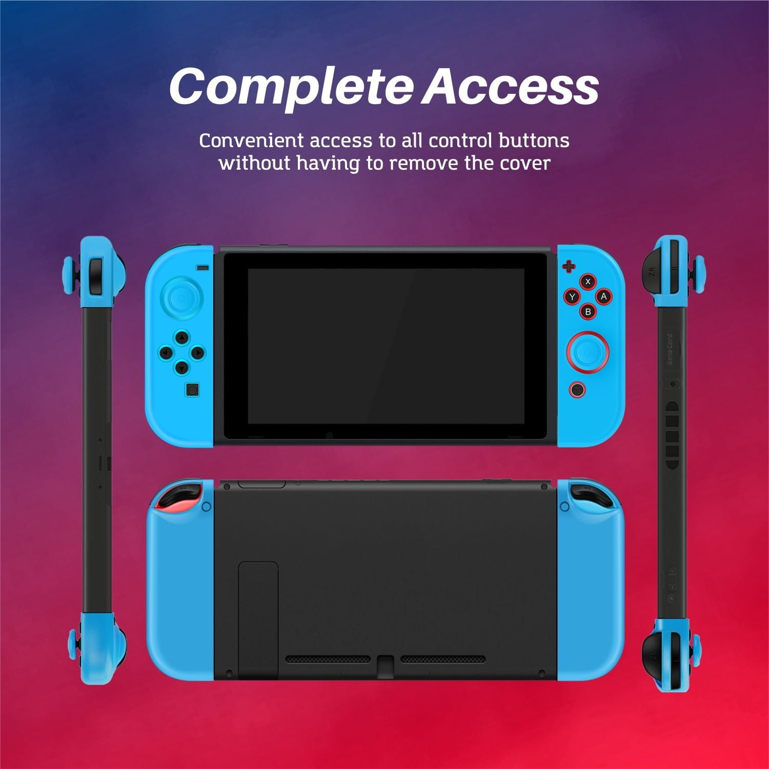 FANPL Glitter Case for Nintendo Switch & Switch OLED Joy Con, Sparkly Clear  Joy Con Protective Cover with Ergonomic Design, Soft Jon Con Controller