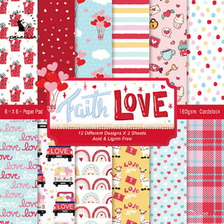 Love Valentines Day Scrapbook Paper: 8x8 Cute Love Theme Designer Paper for Decorative Art, DIY Projects, Homemade Crafts, Cool Art Ideas [Book]
