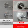 thumbnail image 6 of Tizuqe Universal Bathroom Fixtures Cover ABS Silver Shower Arm Concealer Adjustable Rustproof, 6 of 10