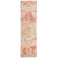 thumbnail image 2 of SAFAVIEH Saffron Erksine Geometric Polyester Runner Rug, Red/Cream, 2'3" x 8', 2 of 7