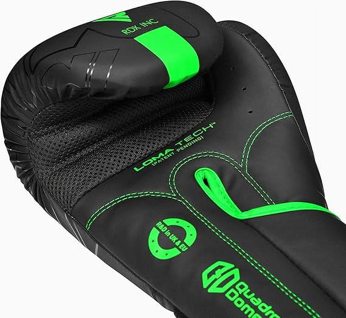 RDX Boxing Gloves for Men & Women | Pro Training Sparring Gloves, Maya Hide Leather Muay Thai | MMA Kickboxing, Unisex Punching Gloves with Thick Padding for Boxing 8 10 12 14 16 18 Oz