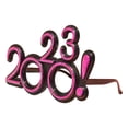 thumbnail image 3 of Suministros para fiesta de Nochevieja con gafas divertidas 2023, decoraciones para fotos, gafas de Año Nuevo Rosado, 3 of 8
