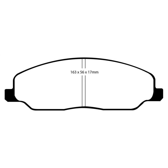 EBC 05-10 Ford Mustang 4.0 Greenstuff Front Brake Pads