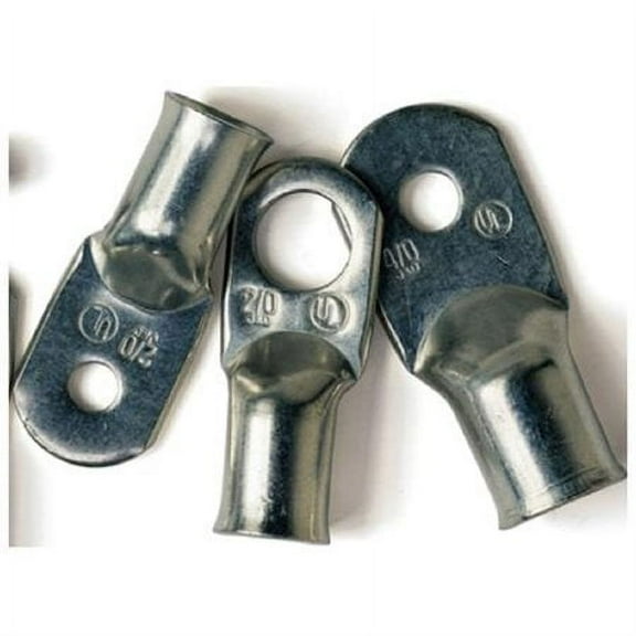 Ancor 252244 Lug, #6 Wire, 1/4" Stud, Tinned, 2 ea.