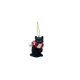 thumbnail image 1 of Adorno de árbol de Navidad con diseño de gato atigrado de pelo largo negro de December Pets con bastón de caramelo Pañuelo, 1 of 1