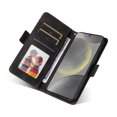 thumbnail image 5 of Allytechgroup Flip Wallet Case for Samsung Galaxy A16 5G, Premium PU Leather Stylish Pattern Stand Feature Cards Holder Hand Wrist Bumper Phone Case for Samsung Galaxy A16 5G, Black, 5 of 7