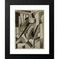 thumbnail image 2 of Carl Newman 19x24 Black Modern Framed Museum Art Print Titled - Abstract 3, 2 of 5