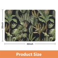 thumbnail image 2 of Soft & Absorbent Green Leaf Bath Mat - Non-Slip 20x32 in Bathroom Rug, Adorable Boho Aesthetic, Microfiber, Machine Washable, Ideal Doormat., 2 of 5
