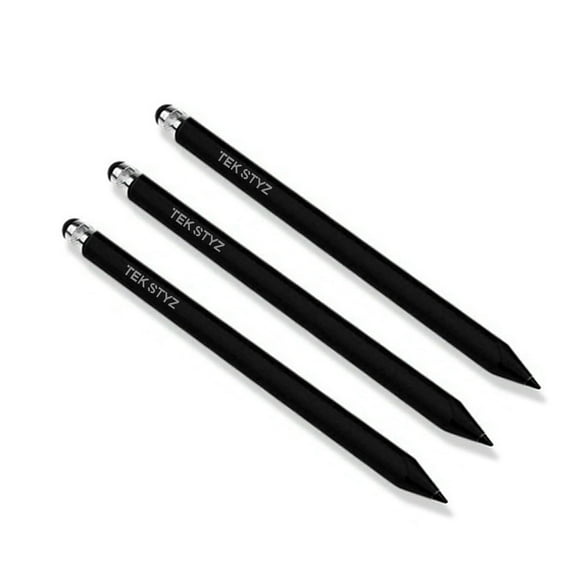 PRO Capacitive Resistive Stylus Universal 2 in 1 Compatible with Microsoft Surface Book 2/Book 3/PRO X/Go 2/PRO 7 High Sensitivity & Precision 3 Pack! (BLACK)