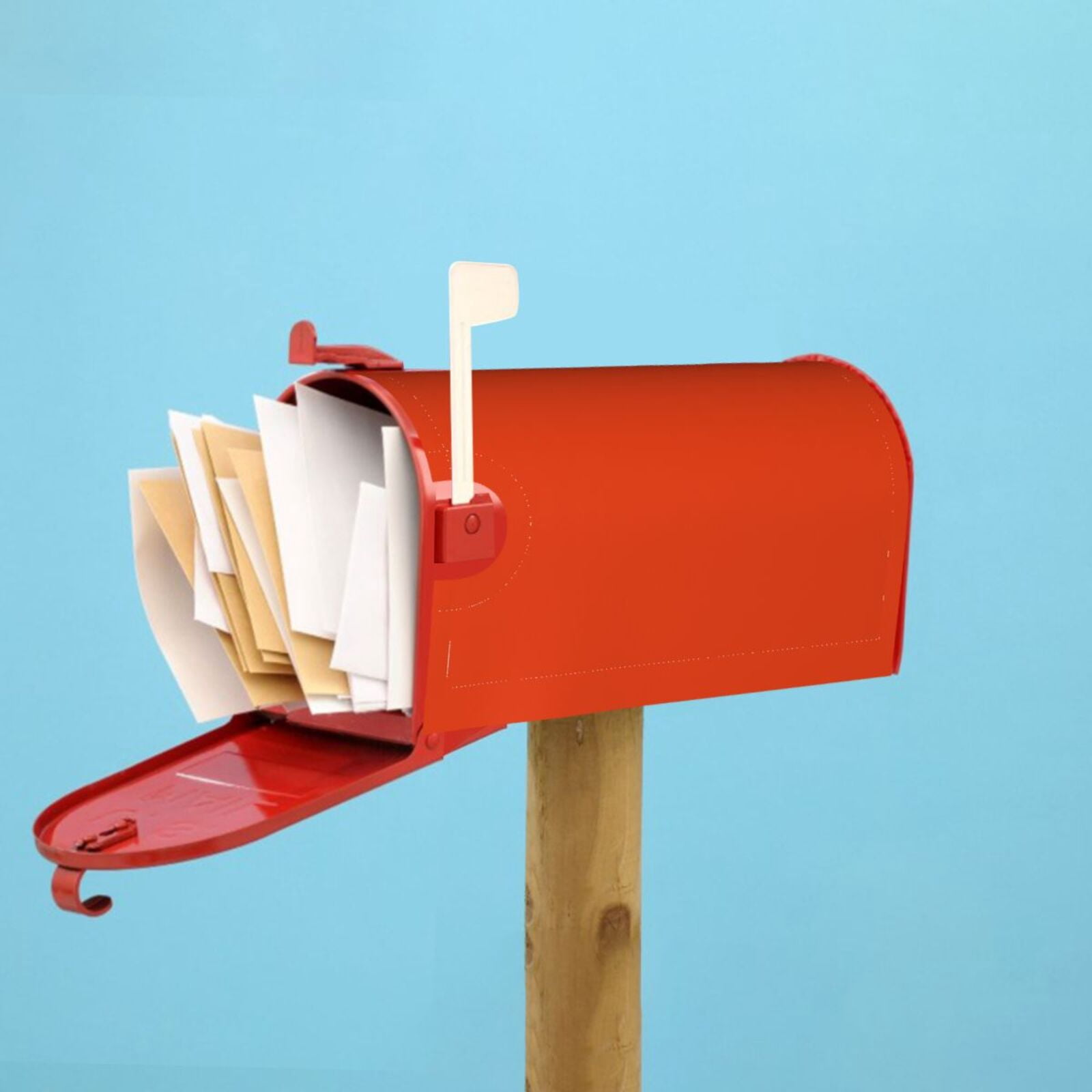 Rateoe Orange Printed Mailbox Covers - Easy to Install Fall, Winter, Spring, Summer Mailbox Cover - Weather and UV-Resistant Mailbox Decor - Mailbox Magnetic Covers-