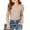 Beige, variant on CCRFTGI Girls Long Sleeve Shirts Size 8 Crewneck Ruched Side Slim Fit Shirts Classic Ribbed Knit Cotton Teen Girls Tops Clothes Casual Basic Base Layer Tops Tees Army Green 7-8Y