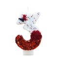thumbnail image 1 of Bougie Chiffre Papillon Rose, Bougies d'Anniversaire 3e Papillon, Bougies Chiffres pour Gâteau Décorées de Roses Rouges, pour Anniversaires, Fêtes et Célébrations de Mariage, Fleur C Chiffre 3, 1 of 6