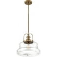 thumbnail image 7 of 60/6757-Nuvo Lighting-Basel-1 Light Pendant-13.75 Inches Wide by 14.63 Inches High-Burnished Brass Finish, 7 of 7