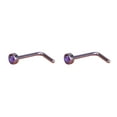 thumbnail image 1 of Langgg Nez Clous Style Simple Femme Habillage Décoration Accessoire Mode Acier Inoxydable Vis en Forme de L Type 1 Type13 NO13, 1 of 6