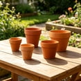thumbnail image 4 of Terracotta Pots Funny Plant Pots Flower Pots Plant Pots Round Planter Clay Pots For Plants Pot For Indoor Plants Small Flower Pots, 4 of 7