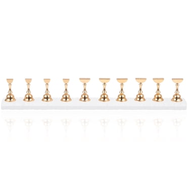 MasteelfCA 1 Set of Practice Nail Holder Manicure Nail Display Creative Nail Stand Nail Rack Nail Holder