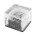 thumbnail image 5 of Luz solar de 1 LED para exteriores, luz decorativa para patio, paisaje, baldosas de hielo, luz subterránea cuadrada para suelo, luz para jardín, 5 of 5