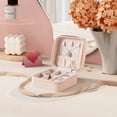 thumbnail image 4 of Love Accessories Jewelry Box Set Portable Pink Jewelry Storage Box With Love Jewelry Set for Girlfriend Earrings Necklaces Bracelets Rings Mother's Day Gift Box, 4 of 7