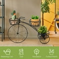 thumbnail image 7 of Resenkos Raised Planter Stand, Large Space Flower Rack Shelf,Tricycle Plant Stand Flower Pot Cart Holder in Parisian Style, 7 of 7