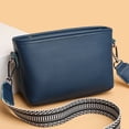 thumbnail image 2 of Bolsos de mano de lujo con correa ancha para el hombro, bolsos de diseñador para mujer, elegantes bolsos de hombro tipo bandolera de piel de vaca 100 % auténtica, 2 of 5