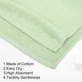 thumbnail image 3 of Toalla de baño de algodón absorbente Unique Bargains diseño clásico verde claro 27.56'x55.12', 3 of 7