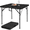Black, variant on XF XINFENG 34" Square Foldable Plastic Table - Portable Outdoor & Indoor Use w/Collapsible Legs, Handle for Camping, Picnic, Office, White